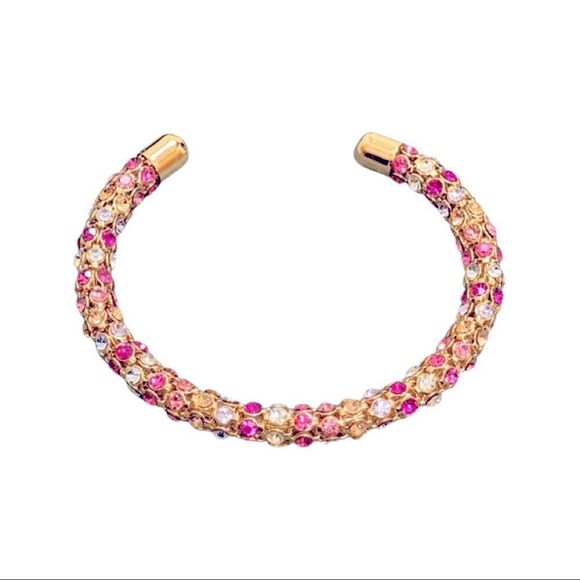 J. Crew Jewelry - J. Crew Pavé Crystal Cuff Bracelet